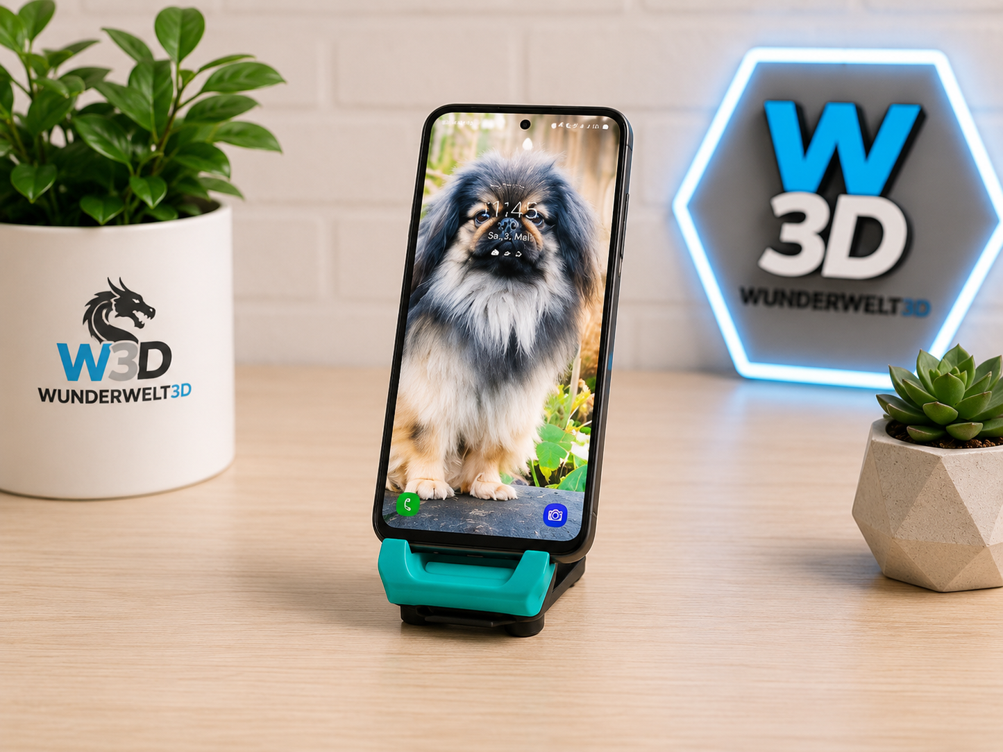Smartphone Ständer in form eines Sitz